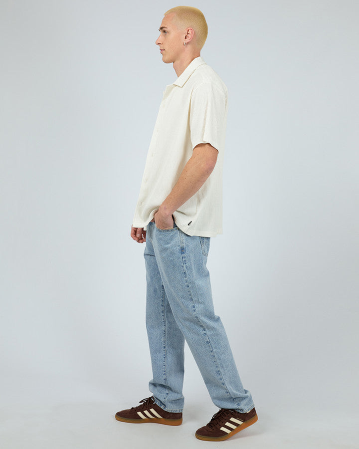 SESSION WAFFLE SS SHIRT nat