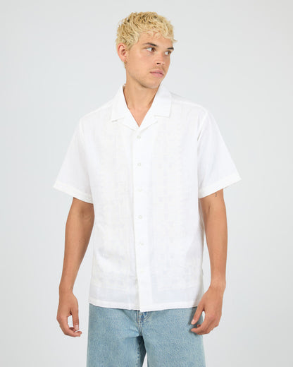 SHORES SS SHIRT wht