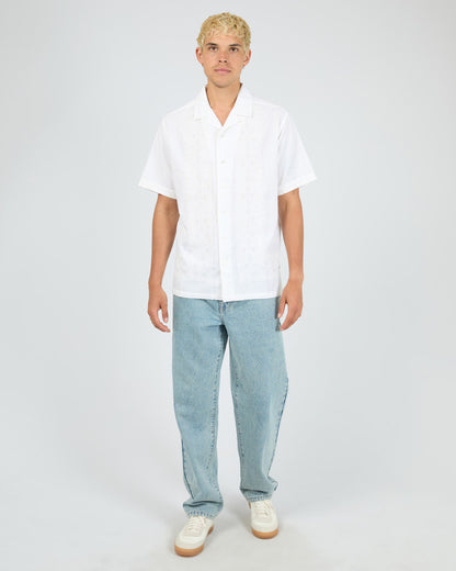 SHORES SS SHIRT wht