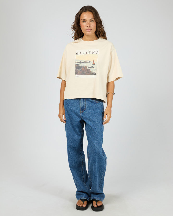 SIGHT SEE RELAXED TEE chalk