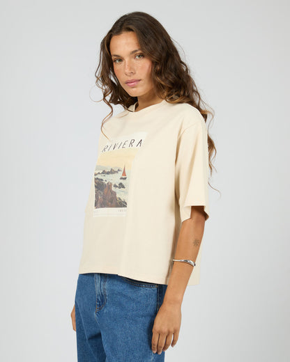 SIGHT SEE RELAXED TEE chalk