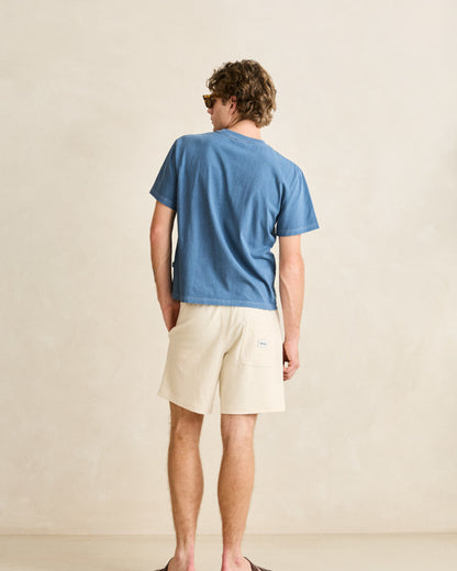 SOUNDS CONTRAST BAND SS T-SHIRT blue