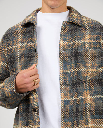 STATURE OVERSHIRT brwn