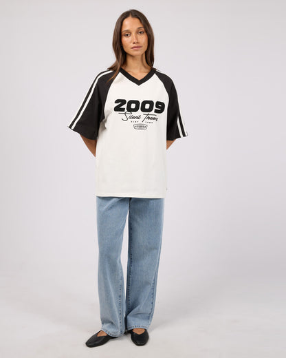 STUDIO RAGLAN TEE black