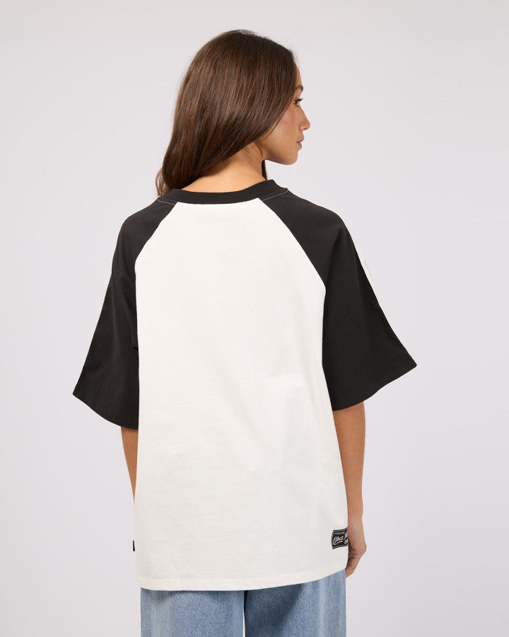 STUDIO RAGLAN TEE black