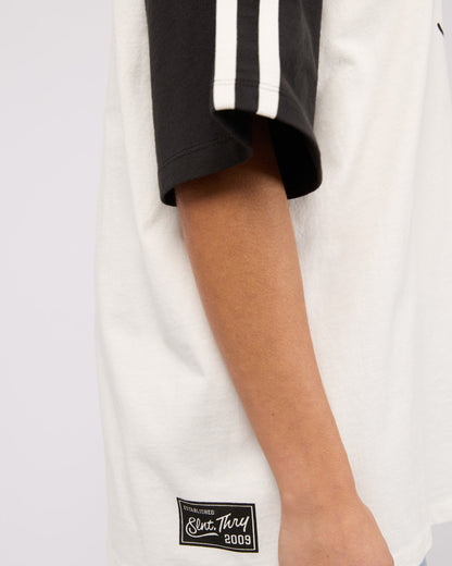 STUDIO RAGLAN TEE black