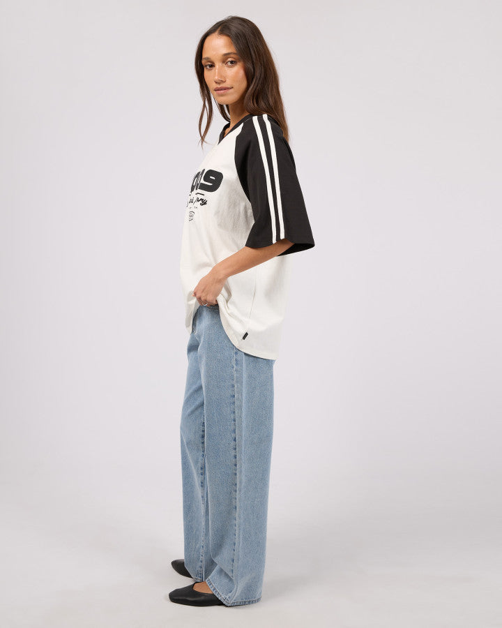 STUDIO RAGLAN TEE black