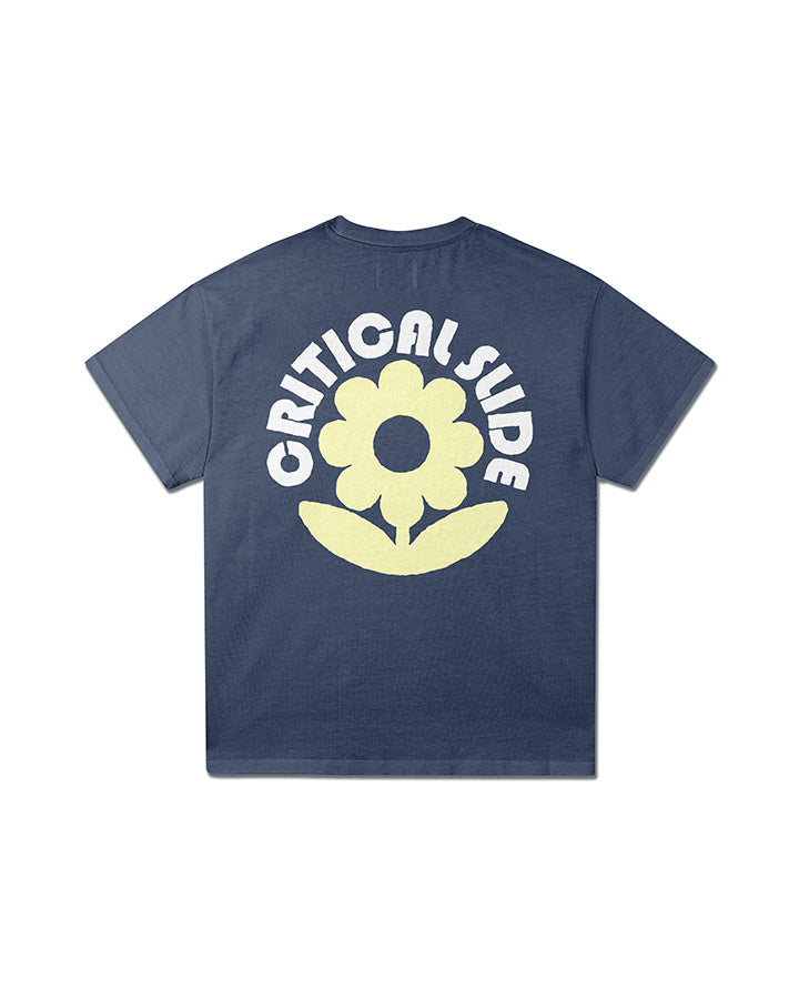 SUN FLOWER TEE blue