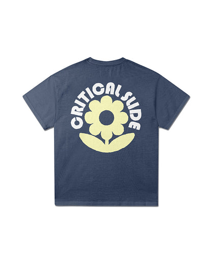 SUN FLOWER TEE blue