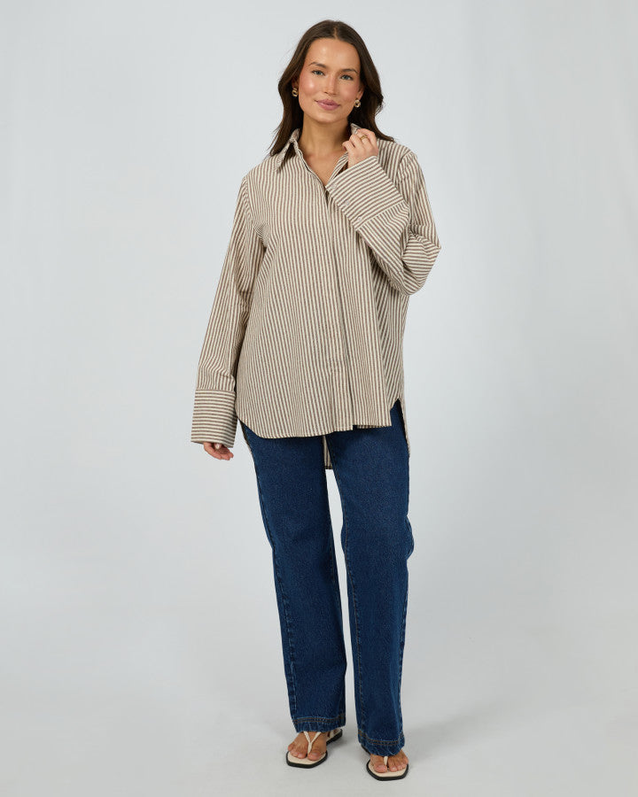 SUNDAY LONG SLEEVE SHIRT black