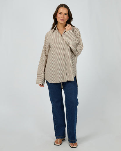 SUNDAY LONG SLEEVE SHIRT black