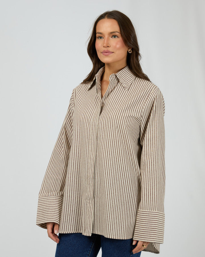 SUNDAY LONG SLEEVE SHIRT black