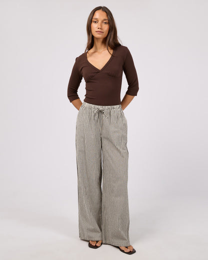 SUNDAY TIE WAIST PANT black