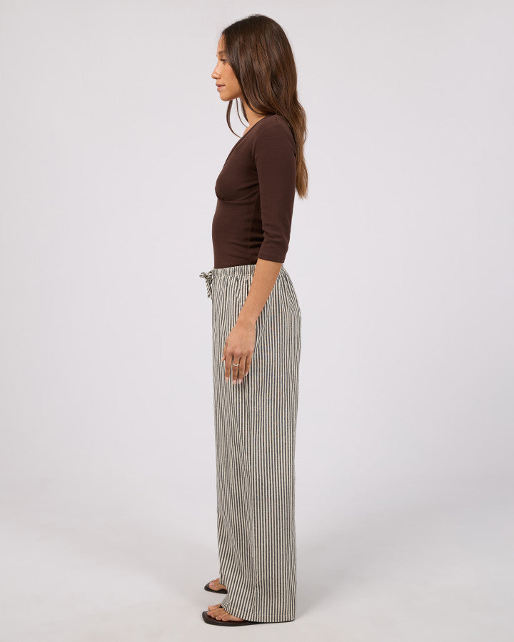 SUNDAY TIE WAIST PANT black