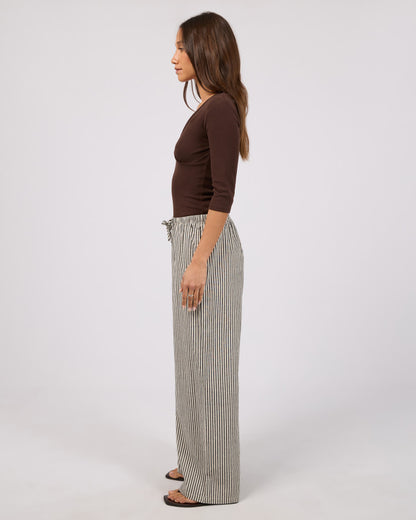 SUNDAY TIE WAIST PANT black