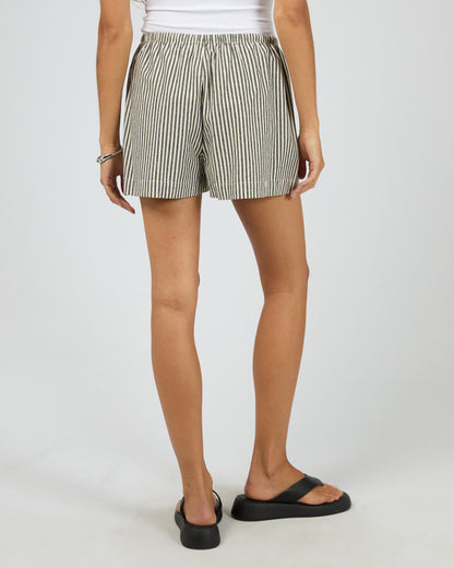 SUNDAY TIE WAIST SHORT black