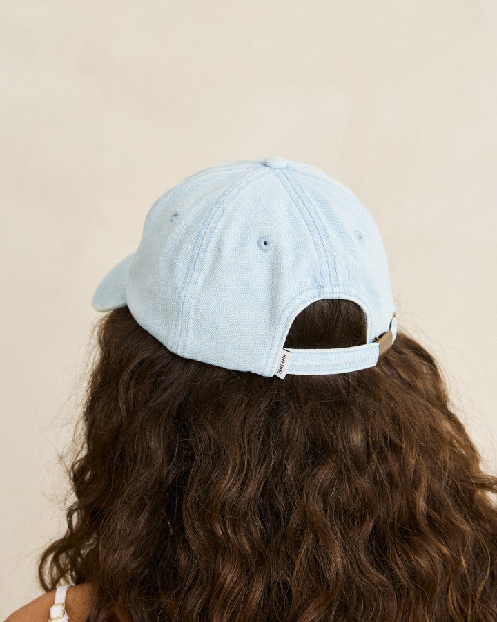 SURF ESSENTIALS DENIM CAP light blue
