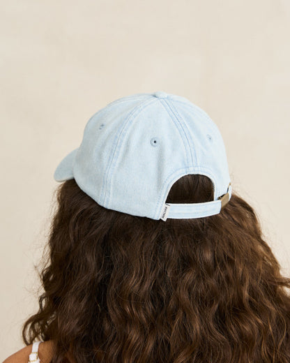 SURF ESSENTIALS DENIM CAP light blue