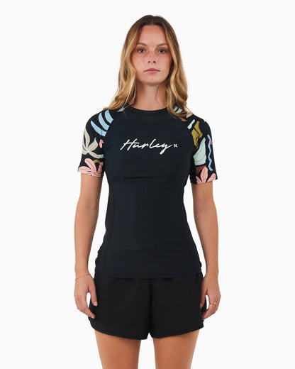 Tahitian Tropics Ss Rashvest black