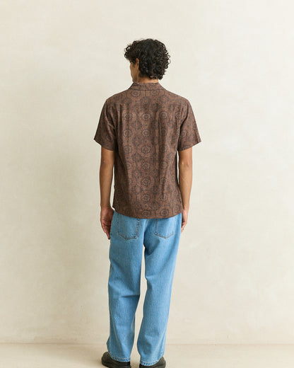 TANGIER SS SHIRT chocolate