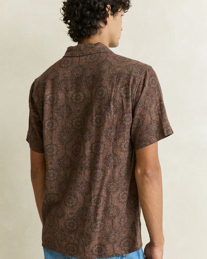 TANGIER SS SHIRT chocolate