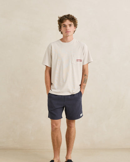TEXTURED LINEN JAM navy
