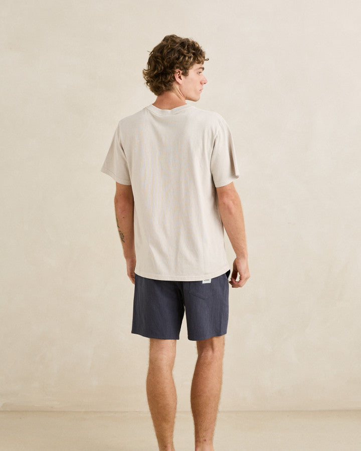 TEXTURED LINEN JAM navy