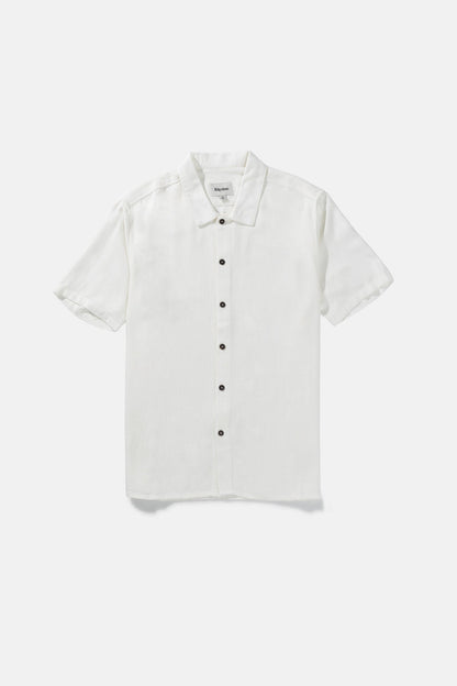 TEXTURED LINEN SS SHIRT NATURAL