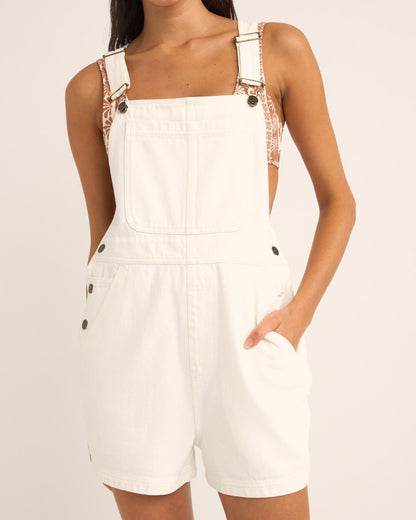 TIDES SHORT OVERALL WHITE