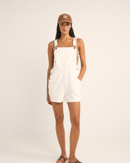 TIDES SHORT OVERALL WHITE