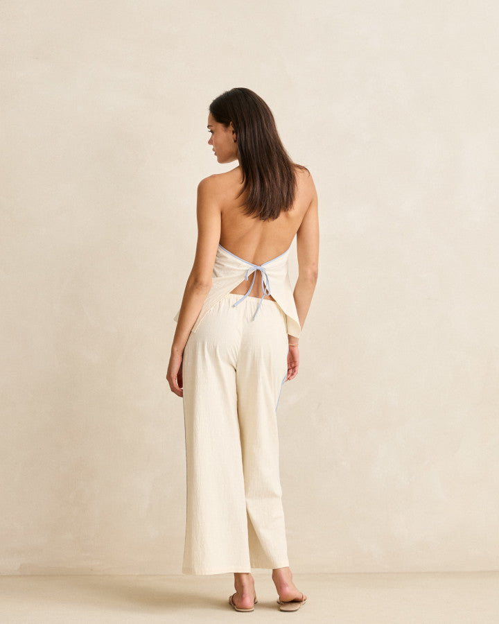 TINKER STRIPE PANT cream
