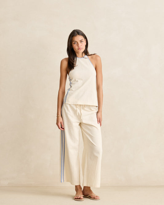 TINKER STRIPE PANT cream