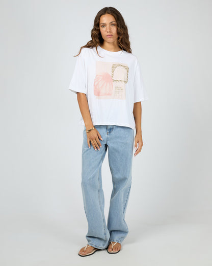 TRANQUILITY TEE white