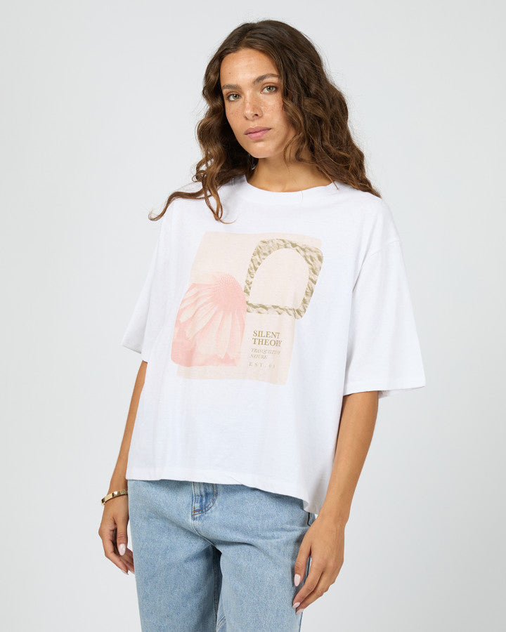 TRANQUILITY TEE white