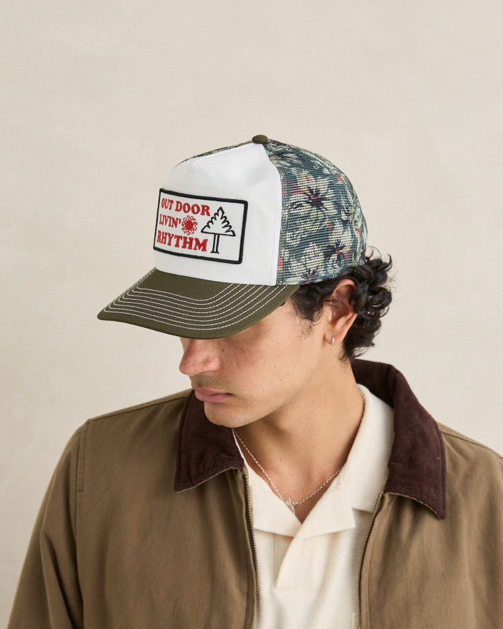 TROPICAL CAMO TRUCKER CAP camo