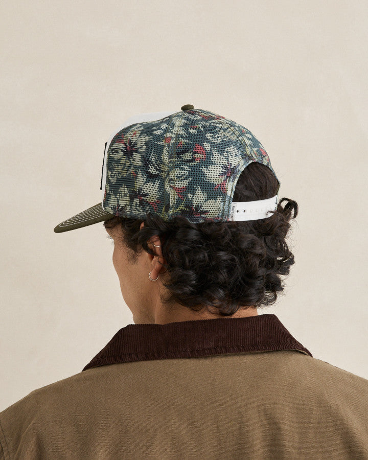 TROPICAL CAMO TRUCKER CAP camo