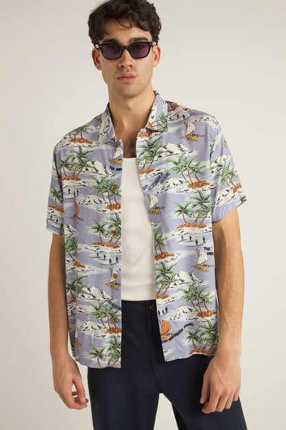 TROPICAL SS SHIRT MIST