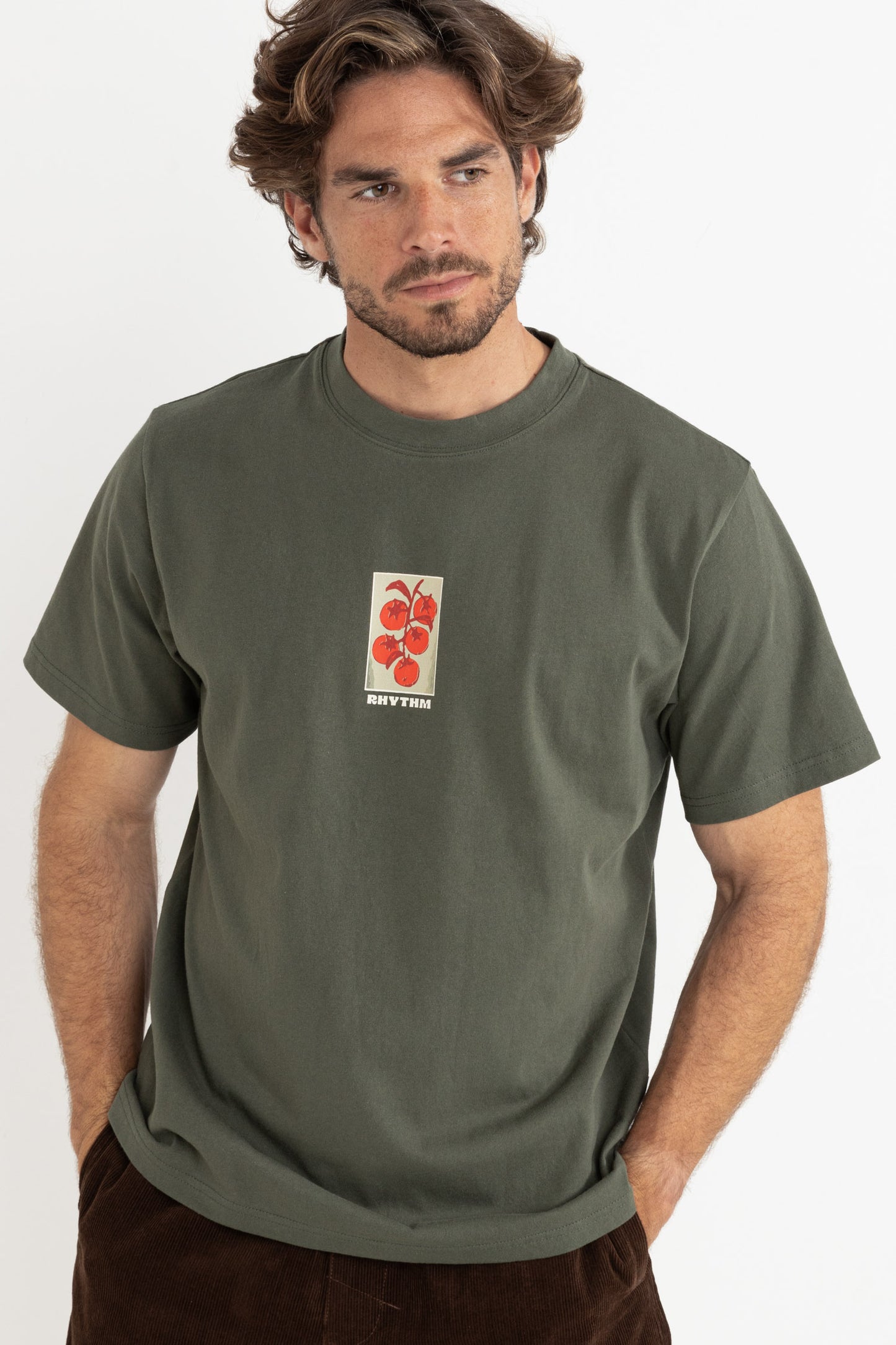 VINE RIPENED VINTAGE SS T-SHIRT FOREST