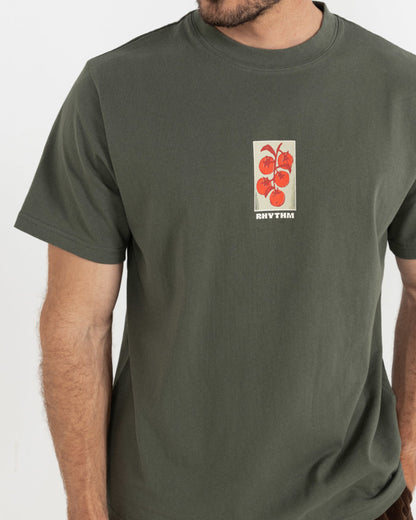 VINE RIPENED VINTAGE SS T-SHIRT forest