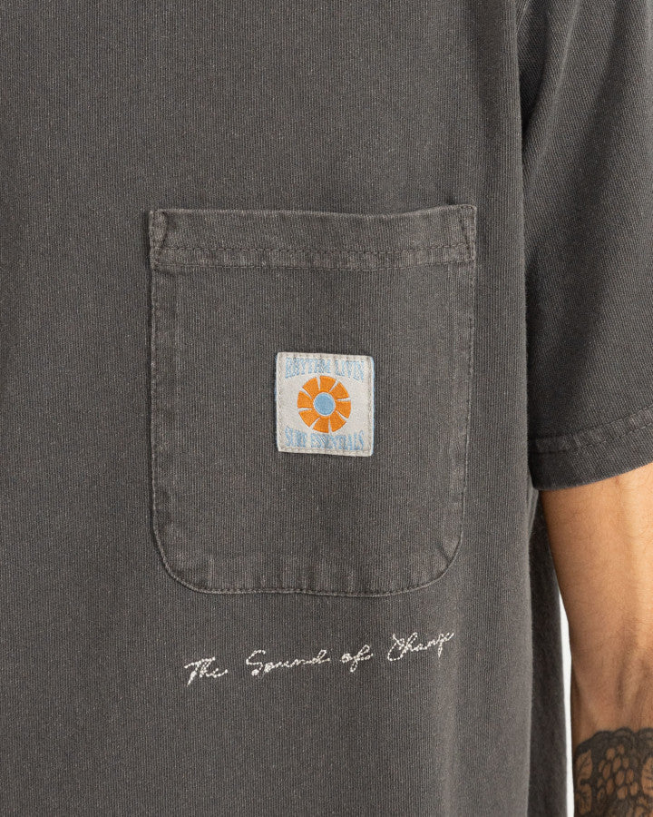 VINTAGE POCKET SS T-SHIRT BLACK