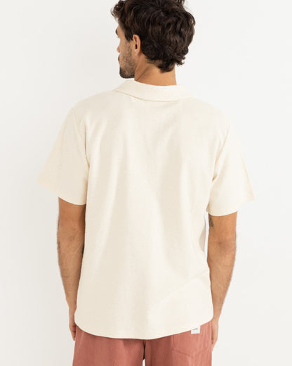 VINTAGE TERRY POLO natural