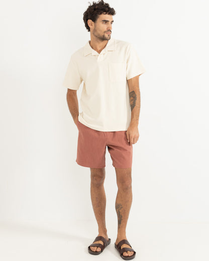 VINTAGE TERRY POLO natural