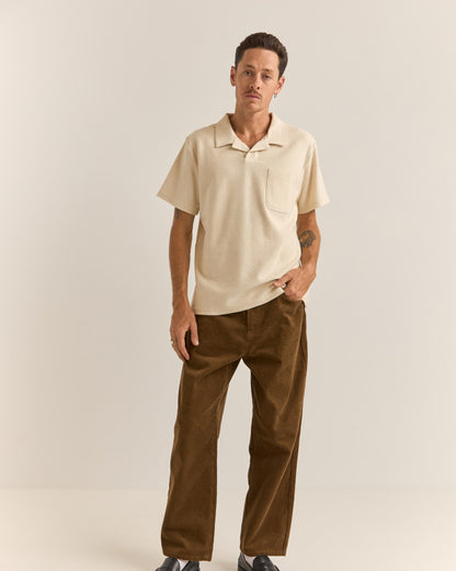 VINTAGE TERRY POLO natural