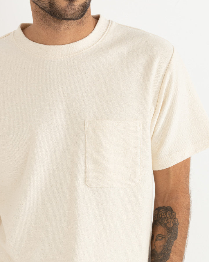 VINTAGE TERRY SS T-SHIRT natural