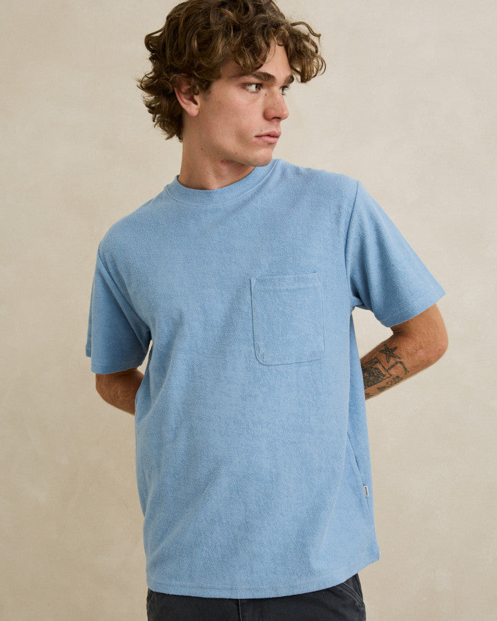 VINTAGE TERRY SS T-SHIRT slate