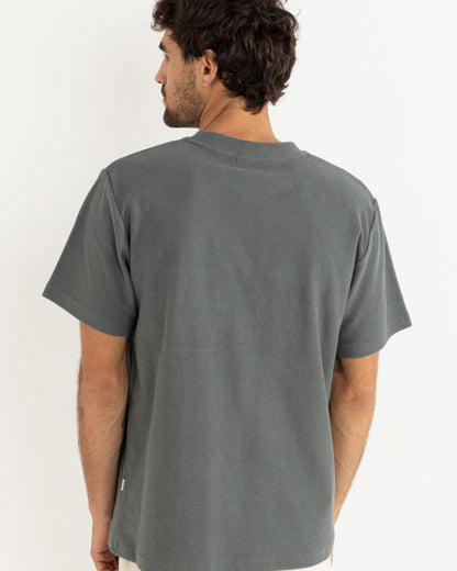 VINTAGE TERRY SS T-SHIRT  SILVER PINE